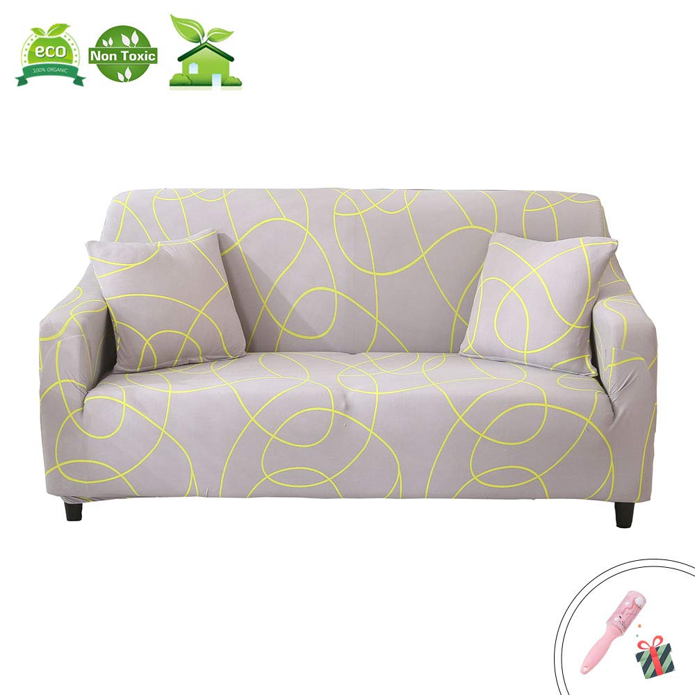 1 plazas,Plaid Morbuy Geometría Cubierta de Sofá Cubre Sofá Funda