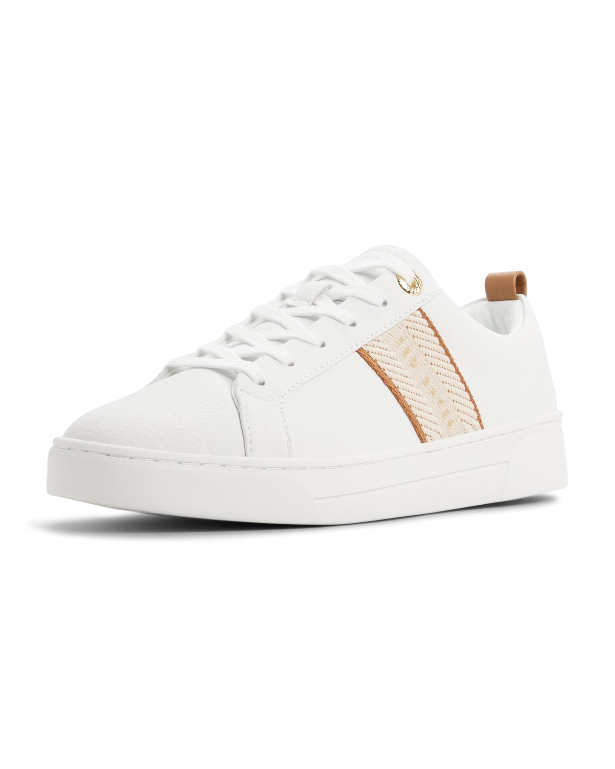Ted Baker Women’s Bailey Icon Sneaker, Brown, 8