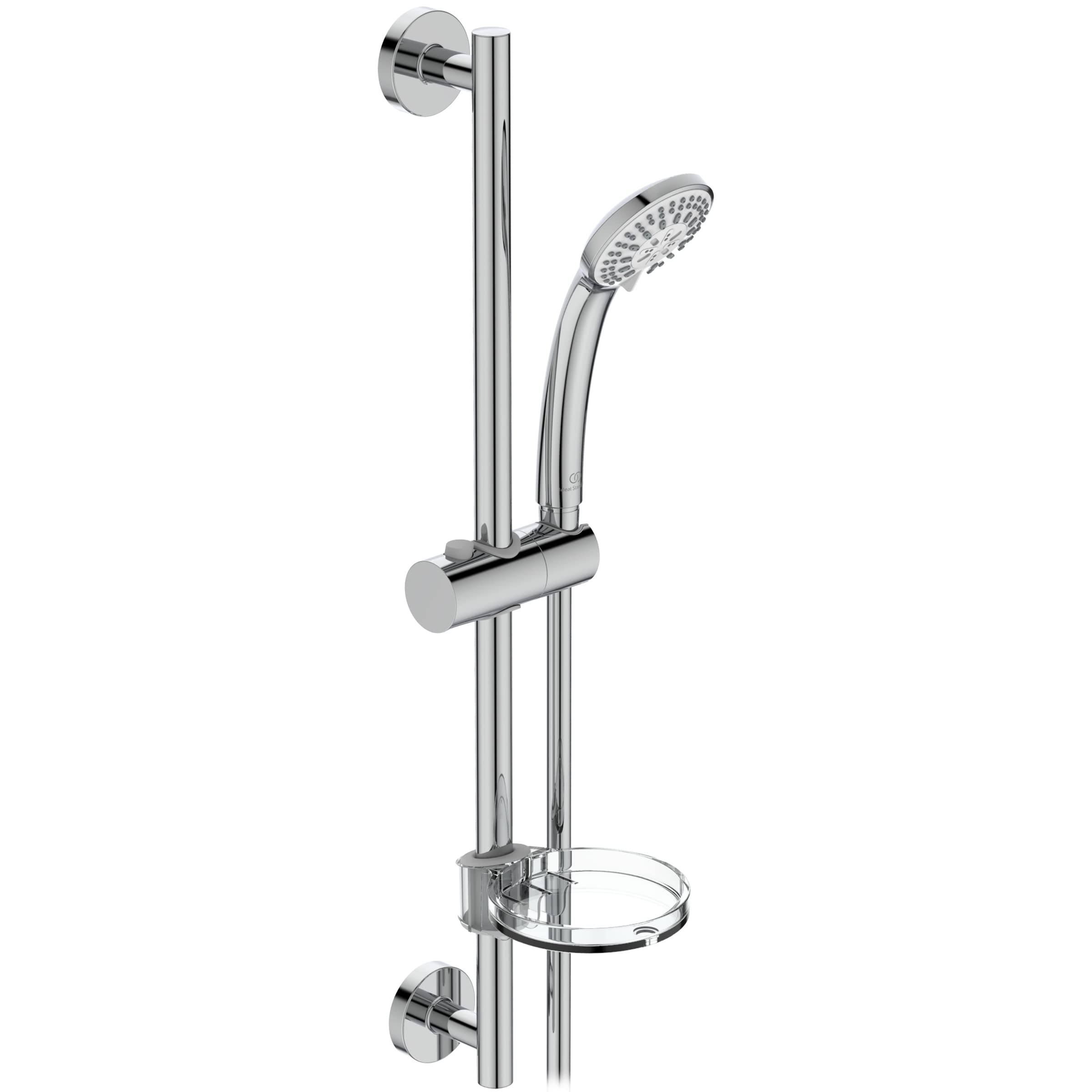 Ideal Standard Idealrain S3 Shower Head 3 Function Shower Head, Hose 1750 mm Chrome-Plated 60 cm B9503AA