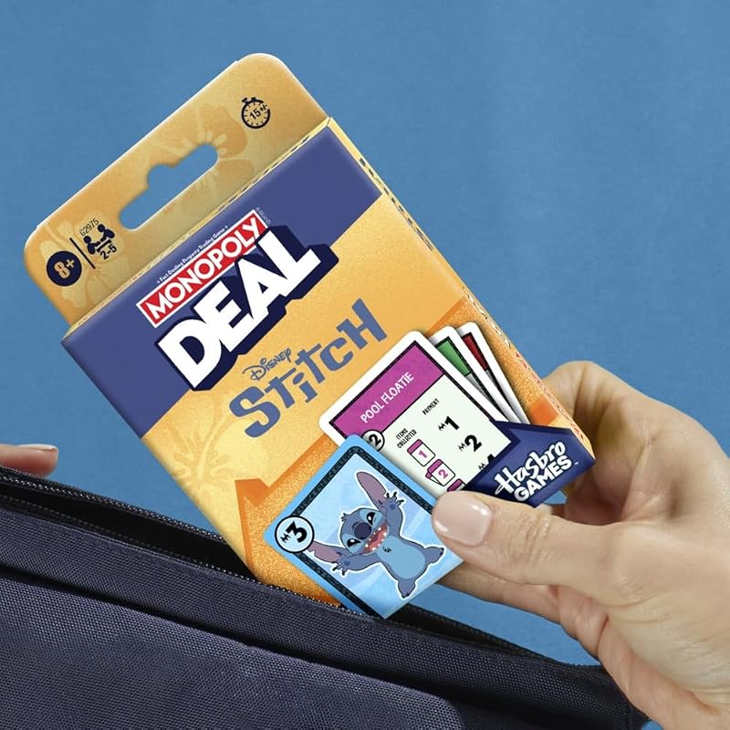 Jogo de Cartas Monopoly Deal: Edição Disney Stitch - Versão Espanhola