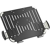 Suptek Laptop VESA Mount Tray Laptop Holder Arm Mount Attachment Vented Notebook Tray Clamp for Monitor Stand（TP007）