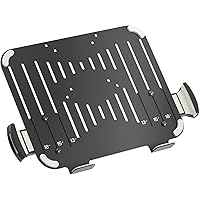 Suptek Laptop VESA Mount Tray Laptop Holder Arm Mount Attachment Vented Notebook Tray Clamp for Monitor Stand(TP007)
