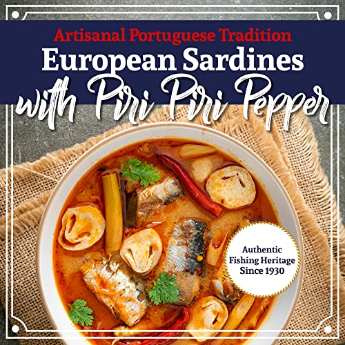Santo Amaro Authentic European Sardines in Olive Oil & Red Piri Piri