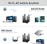 WAVLINK AC1900 USB WiFi Dongle 1900Mbps Dual Band 4x 3dBi Antennas Win Mac view 5