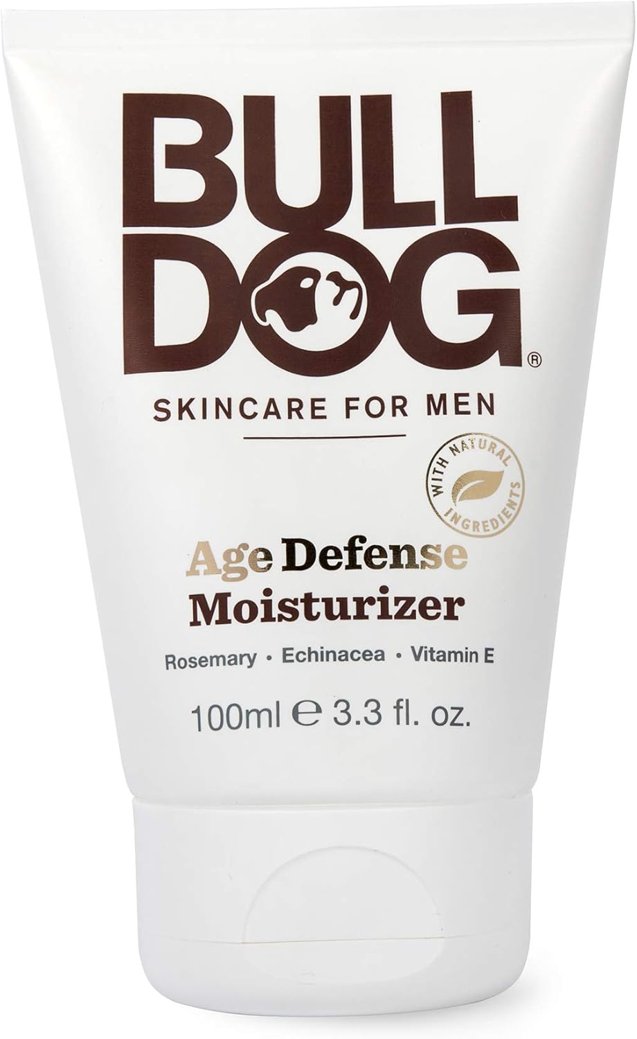 Bulldog Mens Skincare and Grooming Age Defense Moisturizer, 3.3 Ounce (100ml), No Color, 100 ml (Pack of 1)