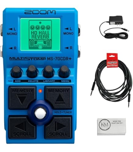 Amazon.com: Zoom MS-70CDR+ MultiStomp Chorus/Delay/Reverb Pedal