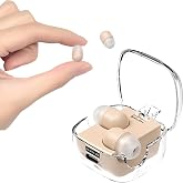 Xmenha Mini Small Invisible Earbuds Wireless Bluetooth Tiny Hidden Earbuds | Low Profile Skin Tone Micro Earbuds Mini Hidden Headphones For Work Mini Small Ear Buds Invisible Headphones