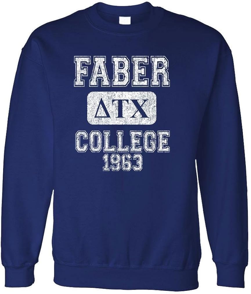 Faber College - Delta Tau chi Belushi House - Fleece Sweatshirt: Clothing