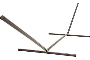 Hatteras Hammocks 15 ft. Tri-Beam Steel Hammock Stand with Right Connection Design and Cape Shield Powder Coating, 600 LB Weight Capacity, Handcrafted in The USA - Bronze