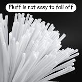 G2PLUS White Craft Pipe Cleaners 30cm 6mm 100pcs for Christmas Crafts view 3