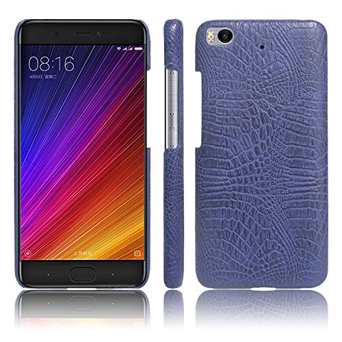 MAXJCN Telefonkasten für Xiaomi Mi5S, Luxury Classic Krokodilleder Muster [Ultra Slim] PU Leder Anti-Scratch PC Schutz Hard C