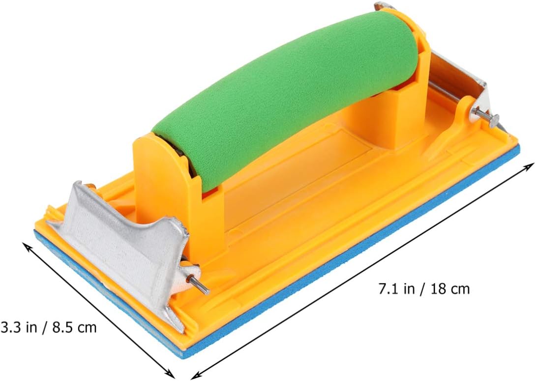 ULTECHNOVO Hand Sander with Handle Woodworking Sanding Paper Holder Sponge Sandpaper Frame - - 