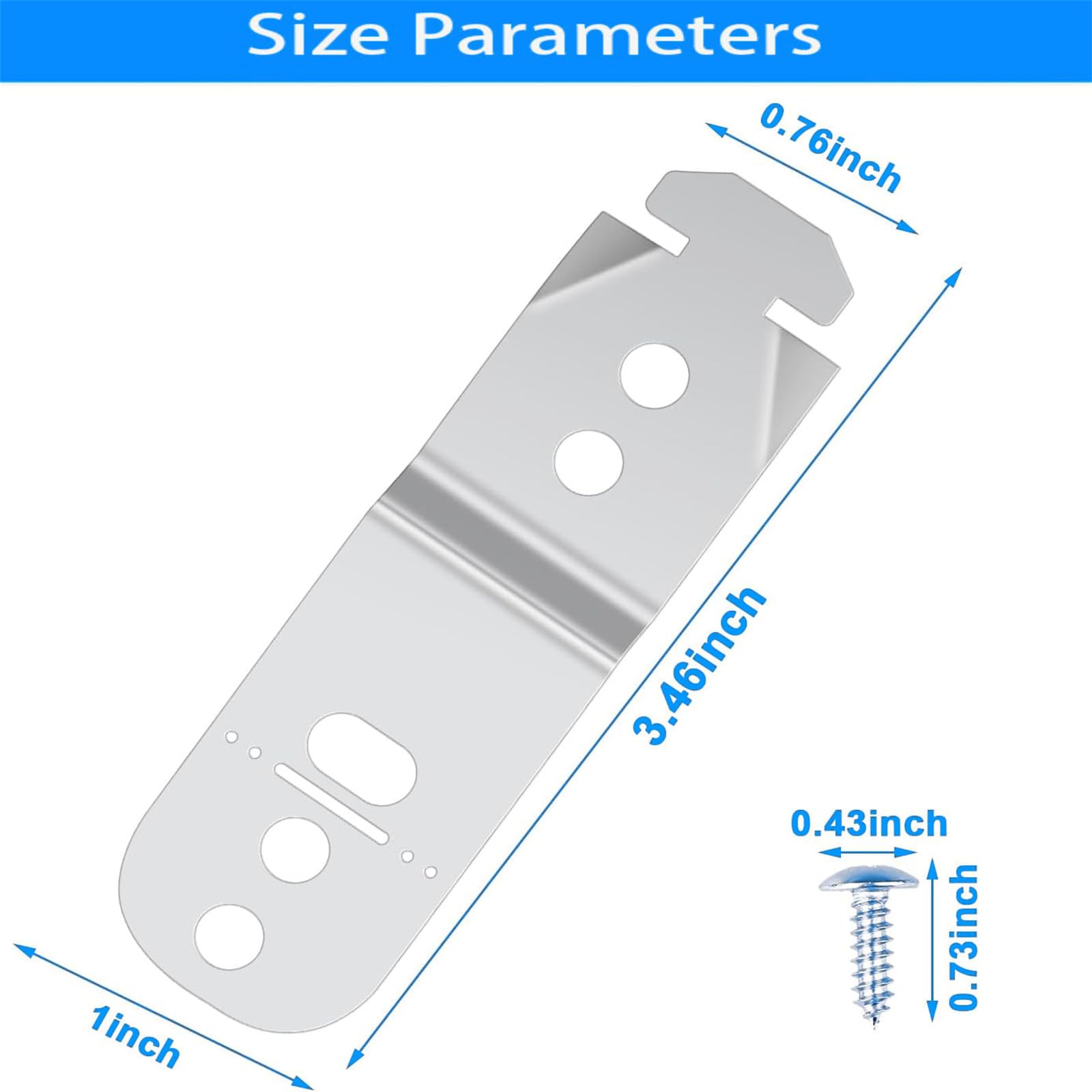 Dishwasher 2 Pack 00619985 Dishwasher Countertop Mounting Bracket Replacement for Bosch Dishwasher Parts 628371 AH3478789 EA347878 AP4538351 605007 00605007
