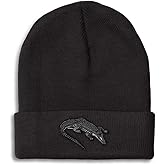 Beanies for Men Gator Florida Swamp Skull Cap Winter Hats for Women Acrylic One Size