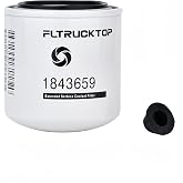 FLTRUCKTOP 1843659PE Coolant Spin-On Oil Filter fits for Paccar Engine | Compatible with Kenworth Truck T680 MX11 T880 MX13 Compatible with Peterbilt 365 384 579 DBC4785 24083 1843659