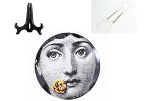 Beccalame Decorative Plates Handmade Ceramic Ornament for Home&Office Wall Decors (with Hanger) (F4)