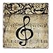 CounterArt Music Staff Tumbled Tile Coasters, Set of 4