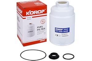 KOROP AUTO PARTS KOROP 6.6 Duramax Fuel Filter Replaces# TP3018 Fits for 2001-2016 Chevy Silverado & GMC Sierra ,for 2012-2016 Express & Savana, 6.6L Duramax Diesel Engine