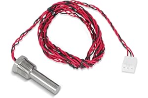 dugee 2024 New FDXLTER1930 Thermistor FD Compatible with Hayward H-Series Low Nox Pool Heater H150FDN H200FDN H250FDN H300FDN H350FDN H400FDN Stainless Steel Semiconductor Material 2 Years Warranty