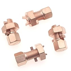 FDXGYH 4 Pack Grounding Split Bolt Connector Copper