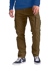 Mens Cargo Combat Work Pants 100% Cotton 6 Pockets