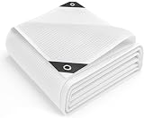 KEPLIN 3x4m Waterproof Tarpaulin Cover Sheet 100gsm Heavy Duty Mould-Resistant