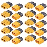 MCIGICM 10 Pair XT60H (XT60 Upgrade) Male Female Bullet Connectors Power Plugs