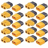 MCIGICM 10 Pair XT60H (XT60 Upgrade) Male Female Bullet Connectors Plugs