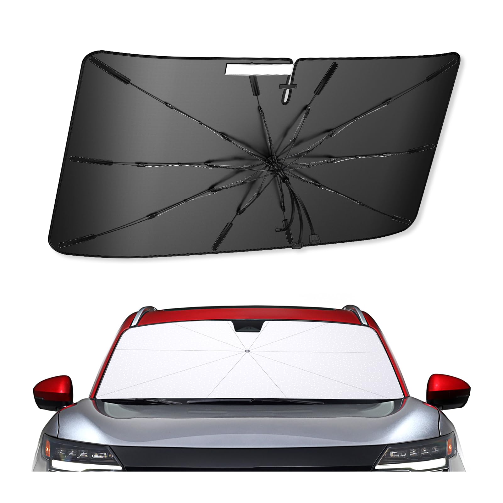 Photo 1 of SXCY for 2025 Nissan Kicks Windshield Umbrella Sunshade [Easier Foldable] for 2025 Nissan Kicks Accessories 2025 Kicks Sunshade Umbrella for 2025 Kicks Windshield Sun Shade Umbrella