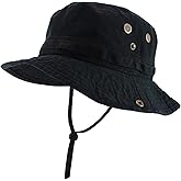 Armycrew Big Oversized Jungle Boonie Bucket Hat with Chin String Fits Upto XXXL