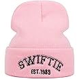 Singer Beanie Hat, Music Lovers Gifts for Women, Winter Warm Hat for Fans, Pink, Medium-Large