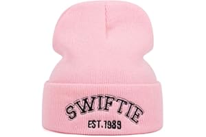 Singer Beanie Hat, Music Lovers Gifts for Women, Winter Warm Hat for Fans, Pink, Medium-Large