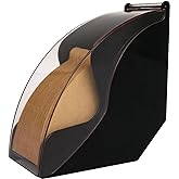 PADELE Coffee Filter Holder, Black | Organizer, Coffee Station Accessories，cone，coffee filters，coffee filter storage，coffee filter container
