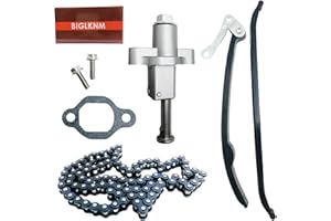 BIGLKNM Cam Timing Chain Guides Tensioner Kit Fit for Yamaha Big Bear 350 Moto 4 YFM350ER Raptor 350 YFM350R Warrior 350 YFM3