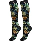 Yealedee Compression Socks Calf Knee High Support Socks Novelty For Women Men Athletic Running Hiking Nurse