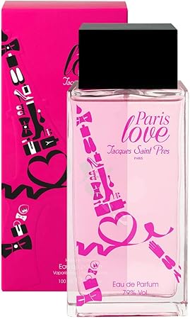 Jacques Saint Pres Paris Love - Perfume para mujer, 100 ml