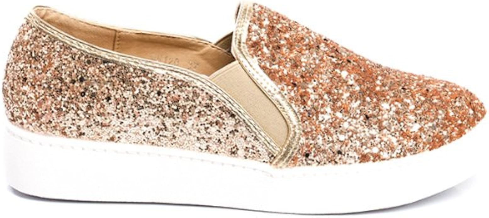 chunky glitter trainers