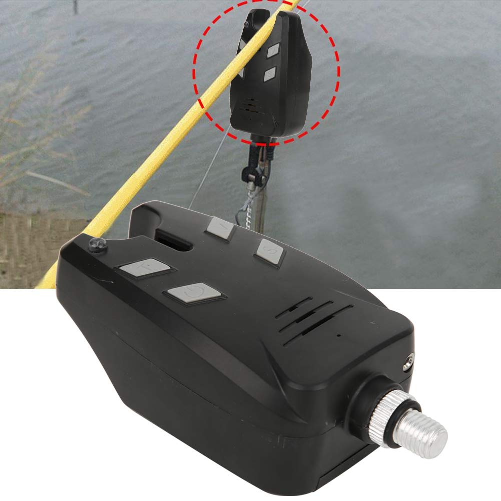 Regun Electric LED Sound Fishing Indicator - Electric LED Sound Fishing Indicator Alert Bell Fishing Bite Alarms Swinger Accessory
