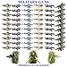 Nicolababe Weapon Pack Camouflage Accessories Military Weapons Set Inc Motorbike and Ghillie Suits Designed for Minifigures Compatible with Minifigures of All Major Brands (Camouflage Weapon)