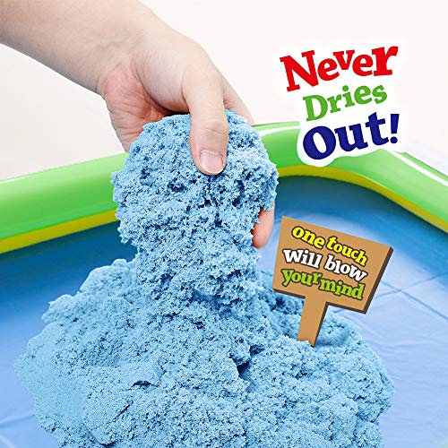 3 otters Play Sand and Sand Molds Kit, 4 Lbs Magic Sand Play Sand Beach Mold Kit Play Sand Set with 45 Pcs Sand Molds and 1 Sand Tray