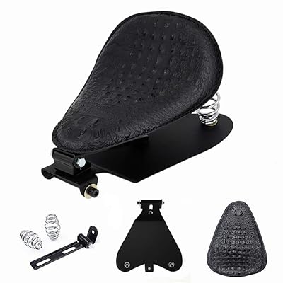Buy Alligator Pu Leather Driver Bobber Solo Seat Springs Base Plate Pan Bracket Mount Kit Fit For Harley Sportster Xl 8 10 48 Online In New Zealand B07qbnh9km