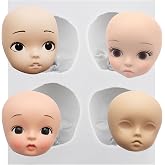 TAOXIBEI Baby Face Clay Mold Doll Face Silicone Molds | DIY Crafts Air Dry Plaster Polymer Clay Epoxy Resin Casting Jewelry Making