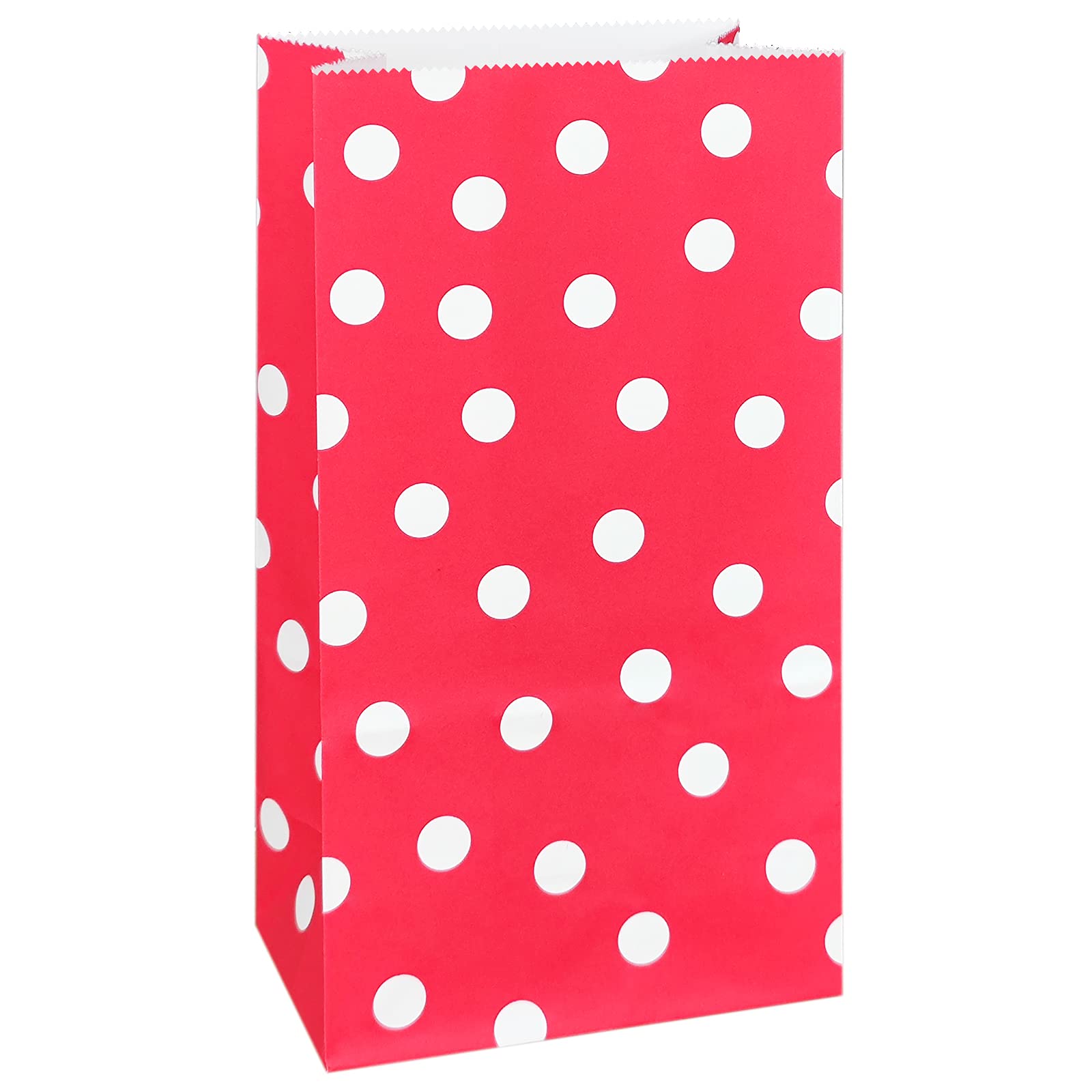 ADIDO EVA 100 PCS Red Kraft Paper Bags
