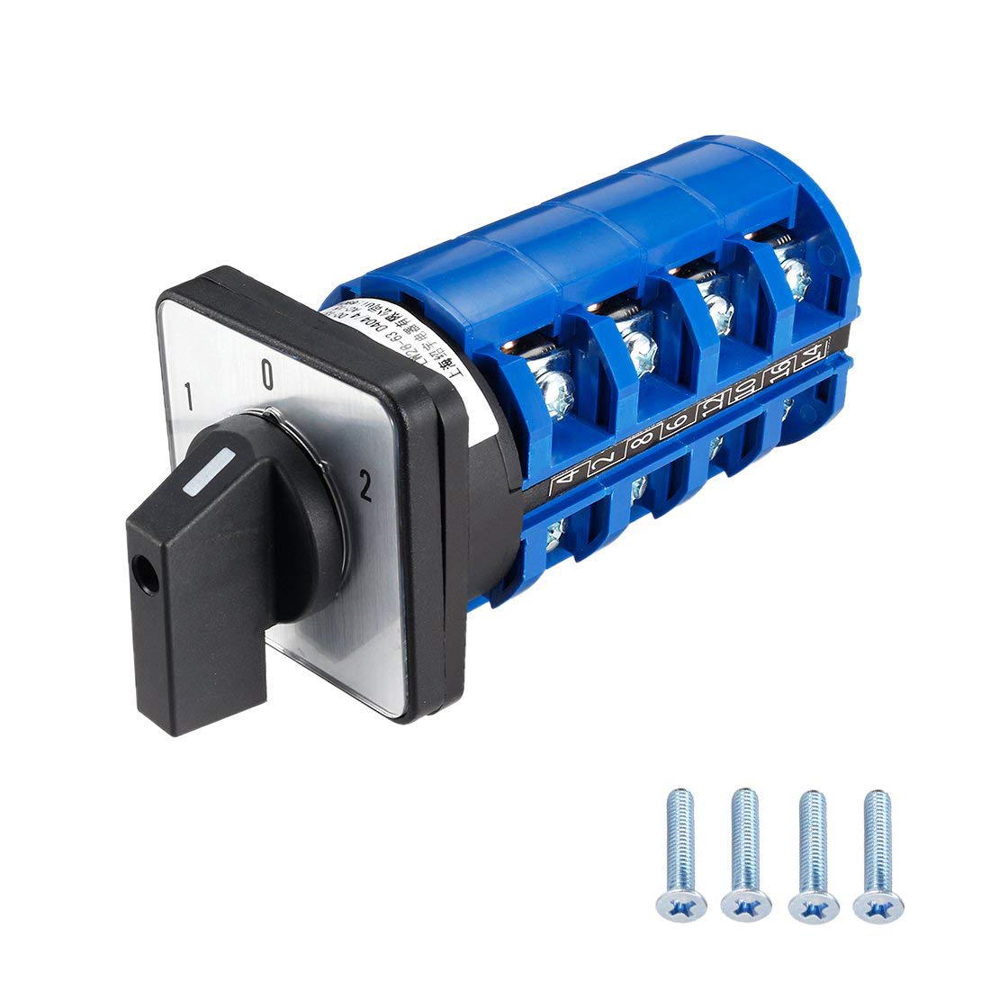 VictorsHome Changeover Selector Switch LW28-63 3 Position 16 Terminals Universal Rotary Cam Latching Switches 690V 63A