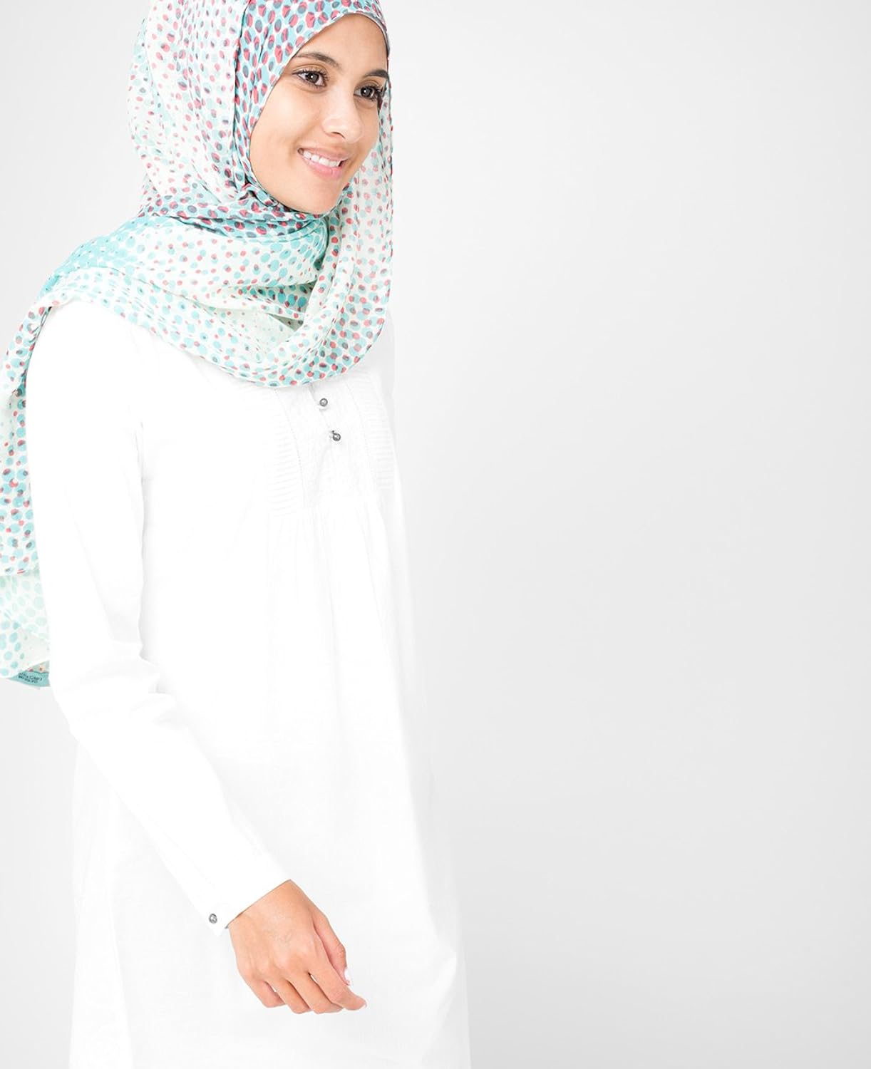 silk route sprout green women's hijab scarf