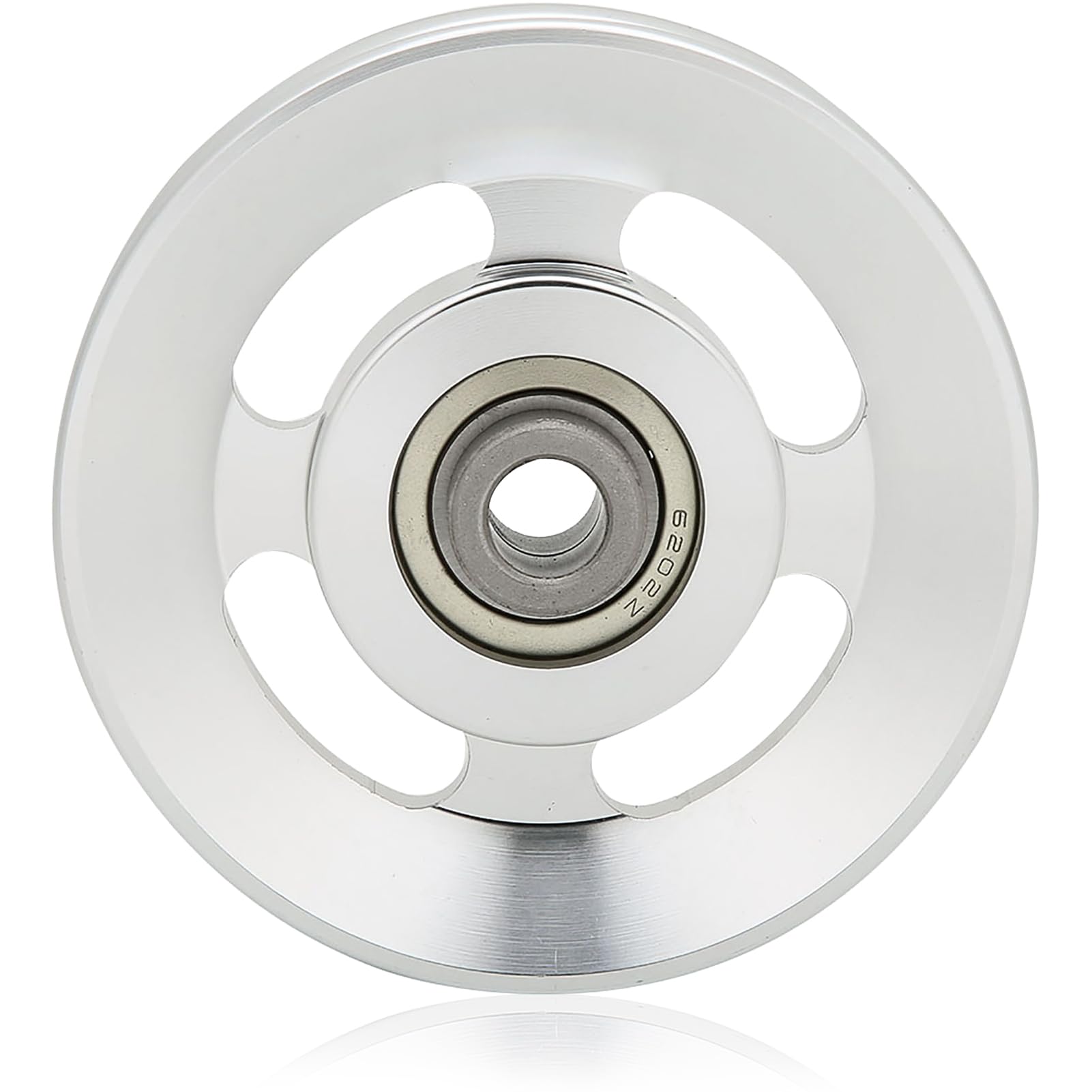 Cyrank Bearing Pulley Wheel, 90mm/3.5inch Cable Pulley Wheels Rope Pulley Fitness Equipment Pulley Gym Pulley Wheel Aluminum Alloy Gym Cable Wheel Fitness Pulley Wheel for Gym Pulley System