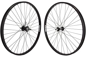 WHEELMASTER Weinmann AS7X Cruiser/Comfort Wheel Set - 26" x 1.75, KT Coaster Hub, 36H, Black