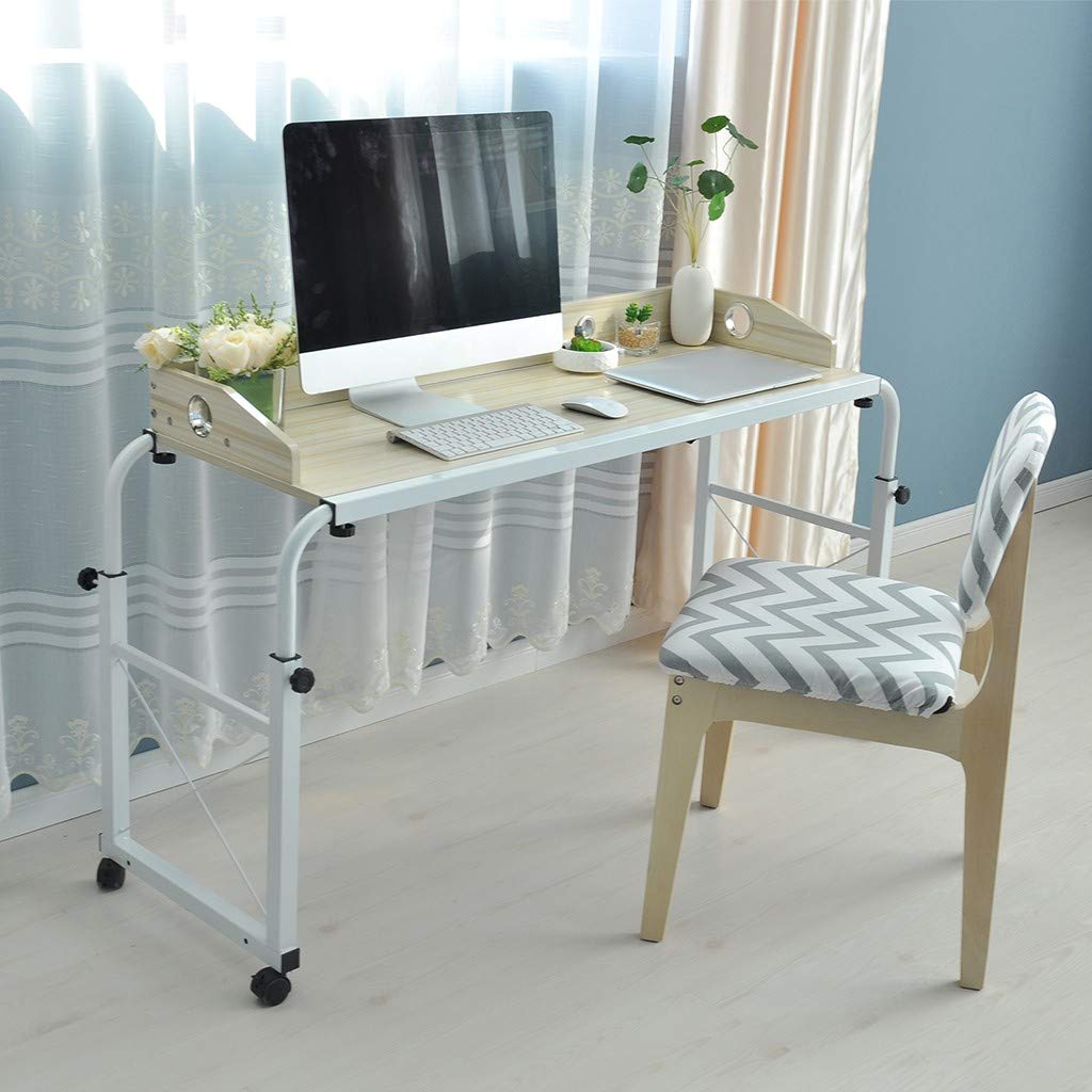 Nesee Laptop Table With Adjustable Mobile Computer Desk Overbed
