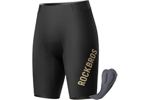 ROCKBROS Men’s Bike Shorts with Padded Cycling Road Biking Riding Breathable Shorts Tight for Men