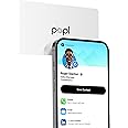 Popl Digital Business Card - Smart NFC Networking Card - Tap to Share - iPhone & Android (White)